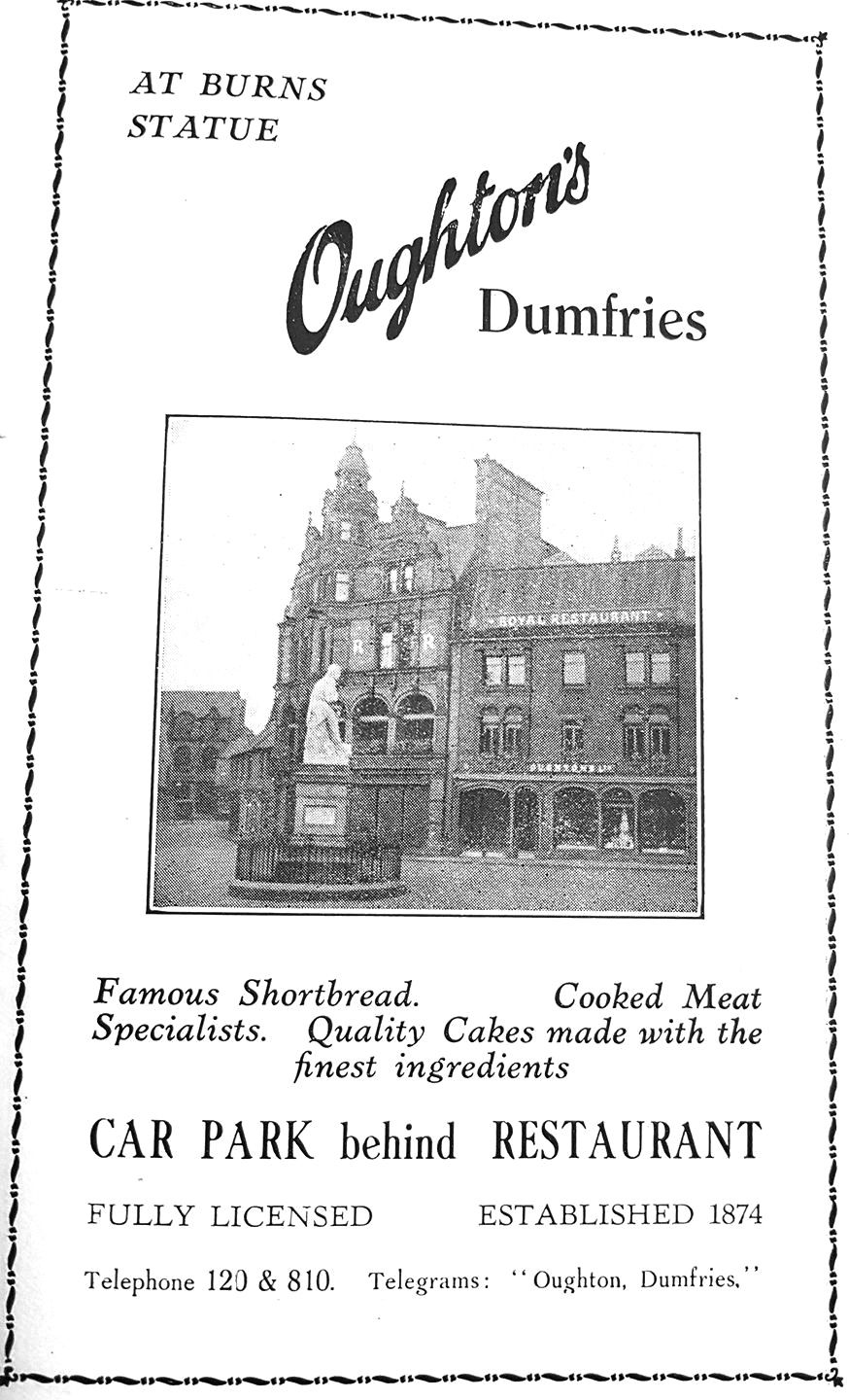 Oughton's - advert